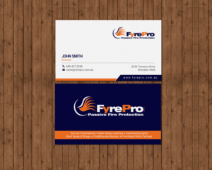 Business Card Design by chandrayaan.creative for Fyre Pro Aus | Design: #15732110