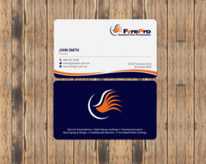 Business Card Design by chandrayaan.creative for Fyre Pro Aus | Design: #15736511