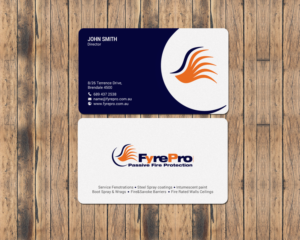 Business Card Design by chandrayaan.creative for Fyre Pro Aus | Design: #15736512