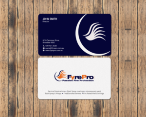 Business Card Design by chandrayaan.creative for Fyre Pro Aus | Design: #15736513