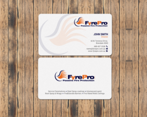Business Card Design by chandrayaan.creative for Fyre Pro Aus | Design: #15736536