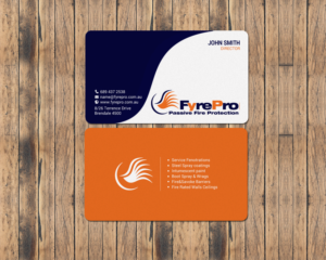 Business Card Design by chandrayaan.creative for Fyre Pro Aus | Design: #15736559