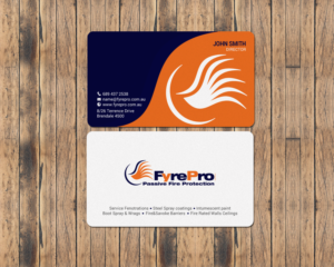 Business Card Design by chandrayaan.creative for Fyre Pro Aus | Design: #15736606