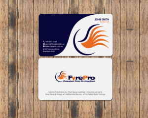 Business Card Design by chandrayaan.creative for Fyre Pro Aus | Design: #15736607