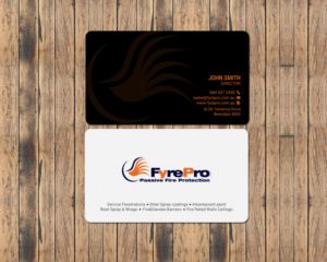Business Card Design by chandrayaan.creative for Fyre Pro Aus | Design: #15736614
