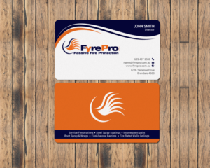 Business Card Design by chandrayaan.creative for Fyre Pro Aus | Design: #15736647