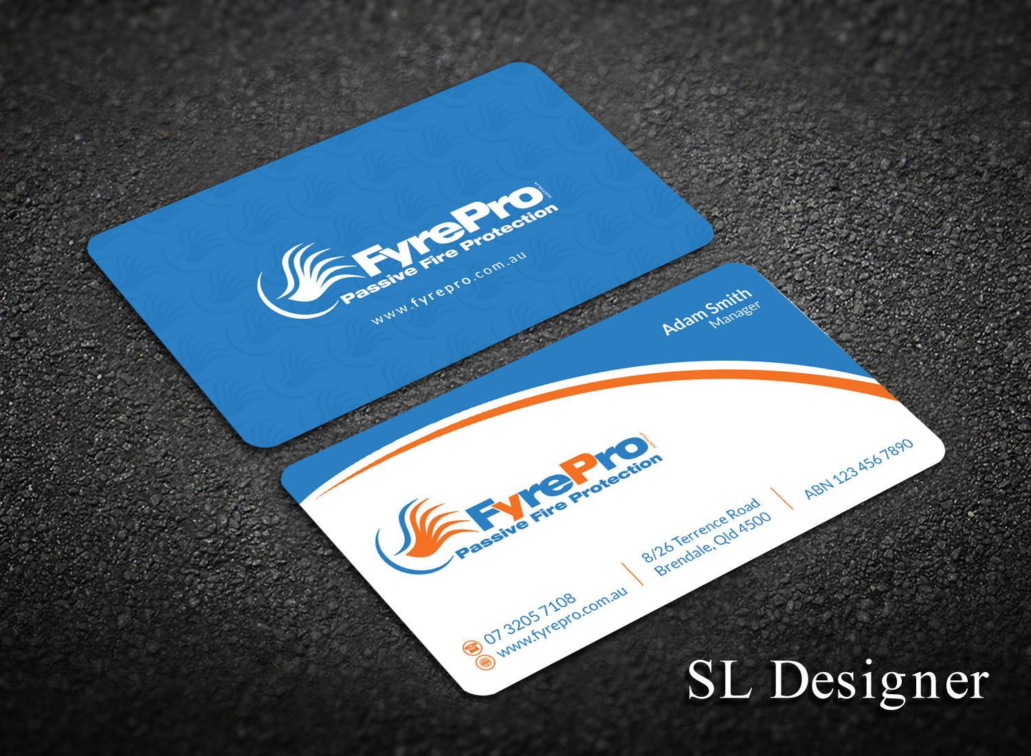 Business Card Design by SL Designer for Fyre Pro Aus | Design #15730102