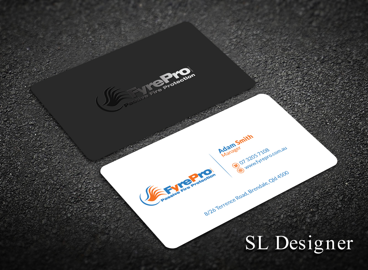 Diseño de Tarjeta de Presentación por SL Designer para Fyre Pro Aus | Diseño #15730401