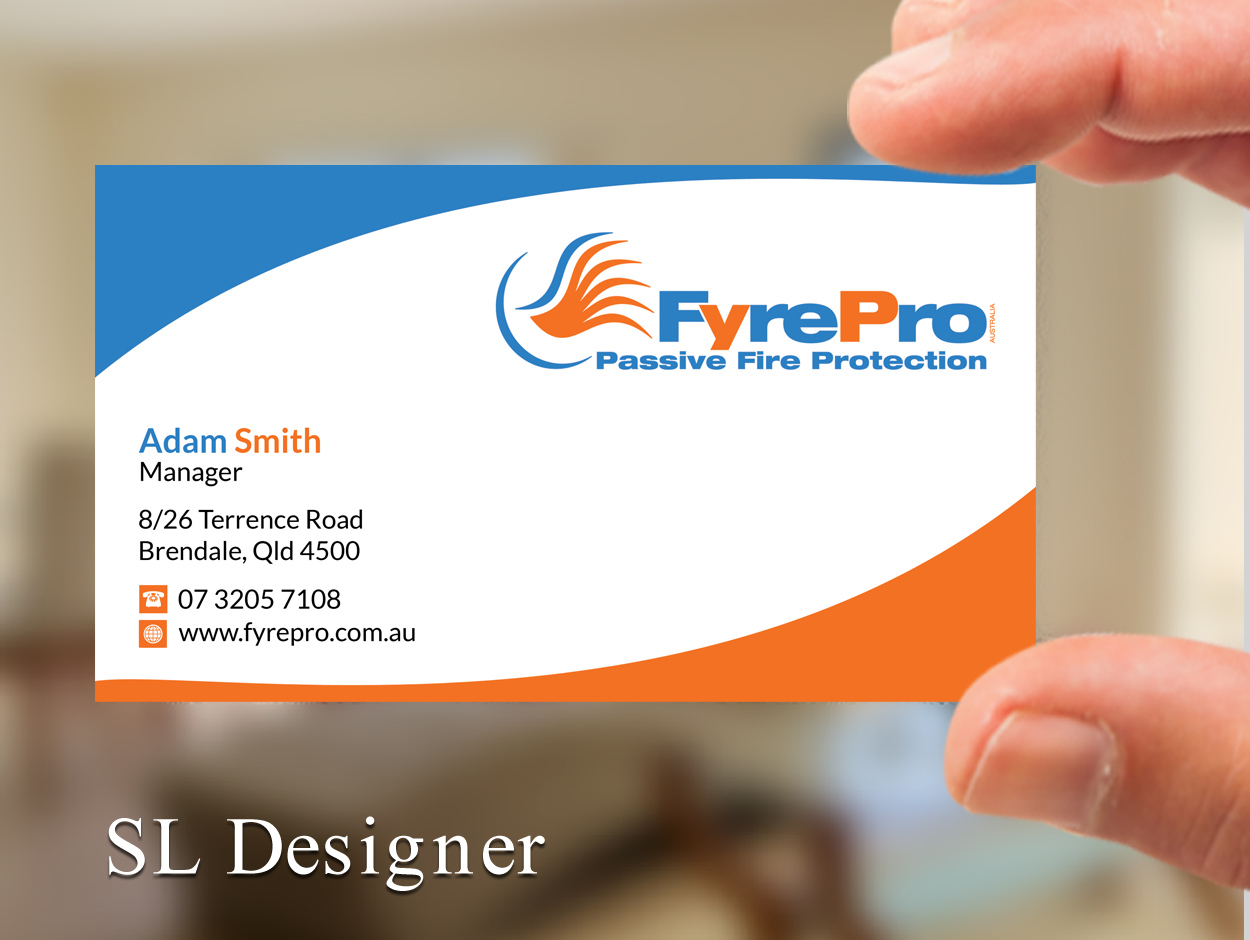 Business Card Design by SL Designer for Fyre Pro Aus | Design #15730564