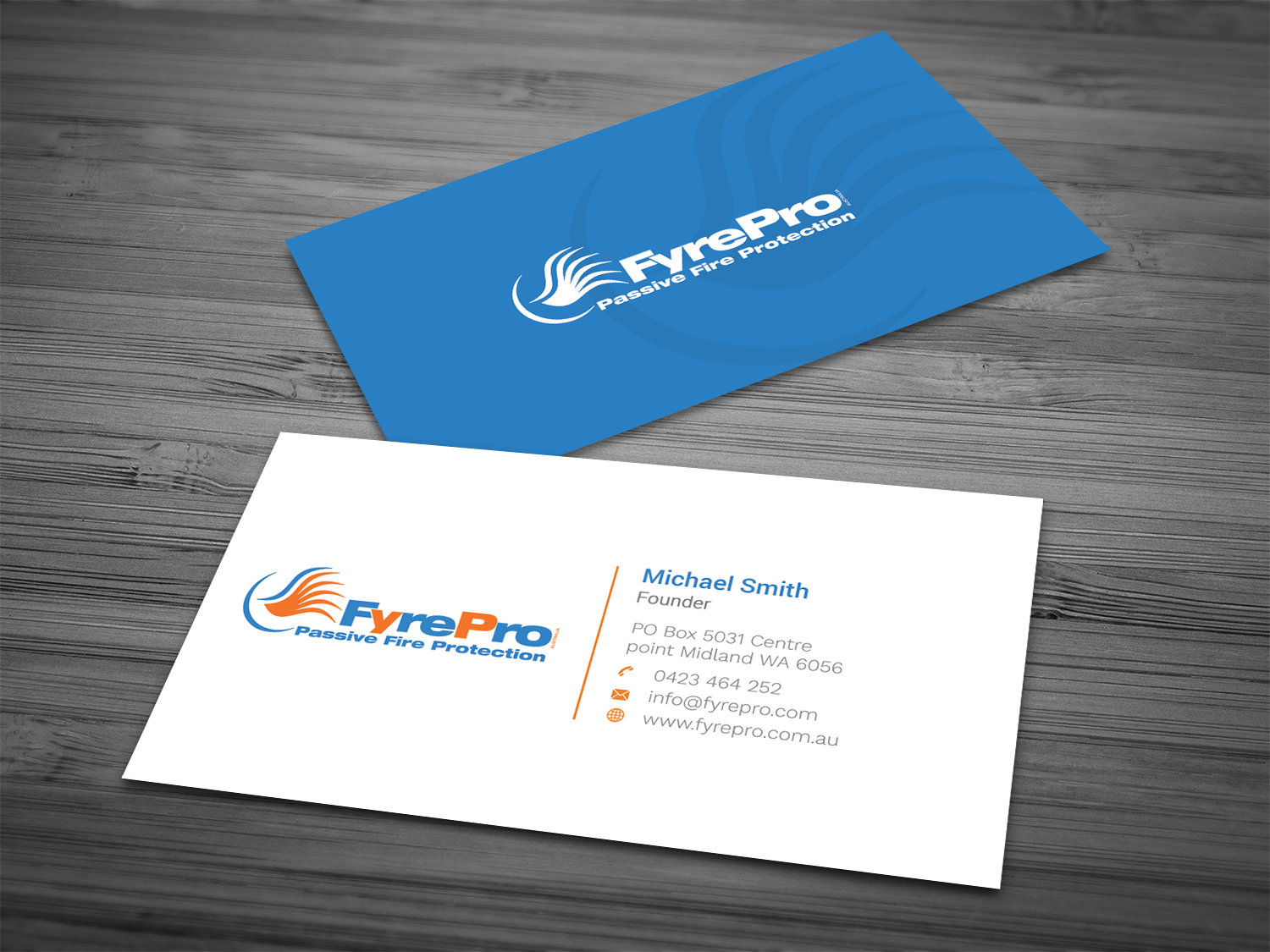 Business Card Design by Graphic Flame for Fyre Pro Aus | Design #15732182