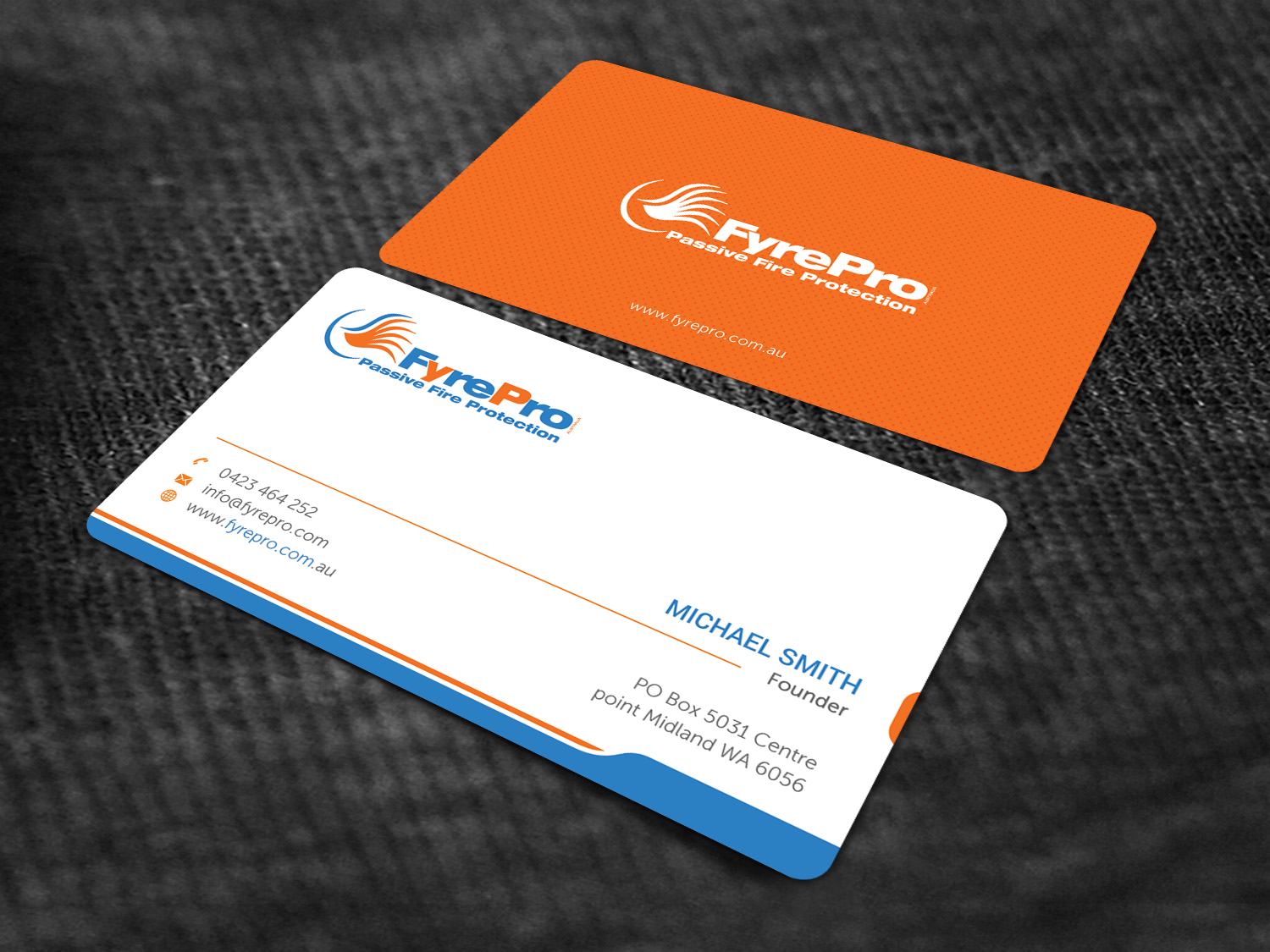 Business Card Design by Graphic Flame for Fyre Pro Aus | Design #15732218