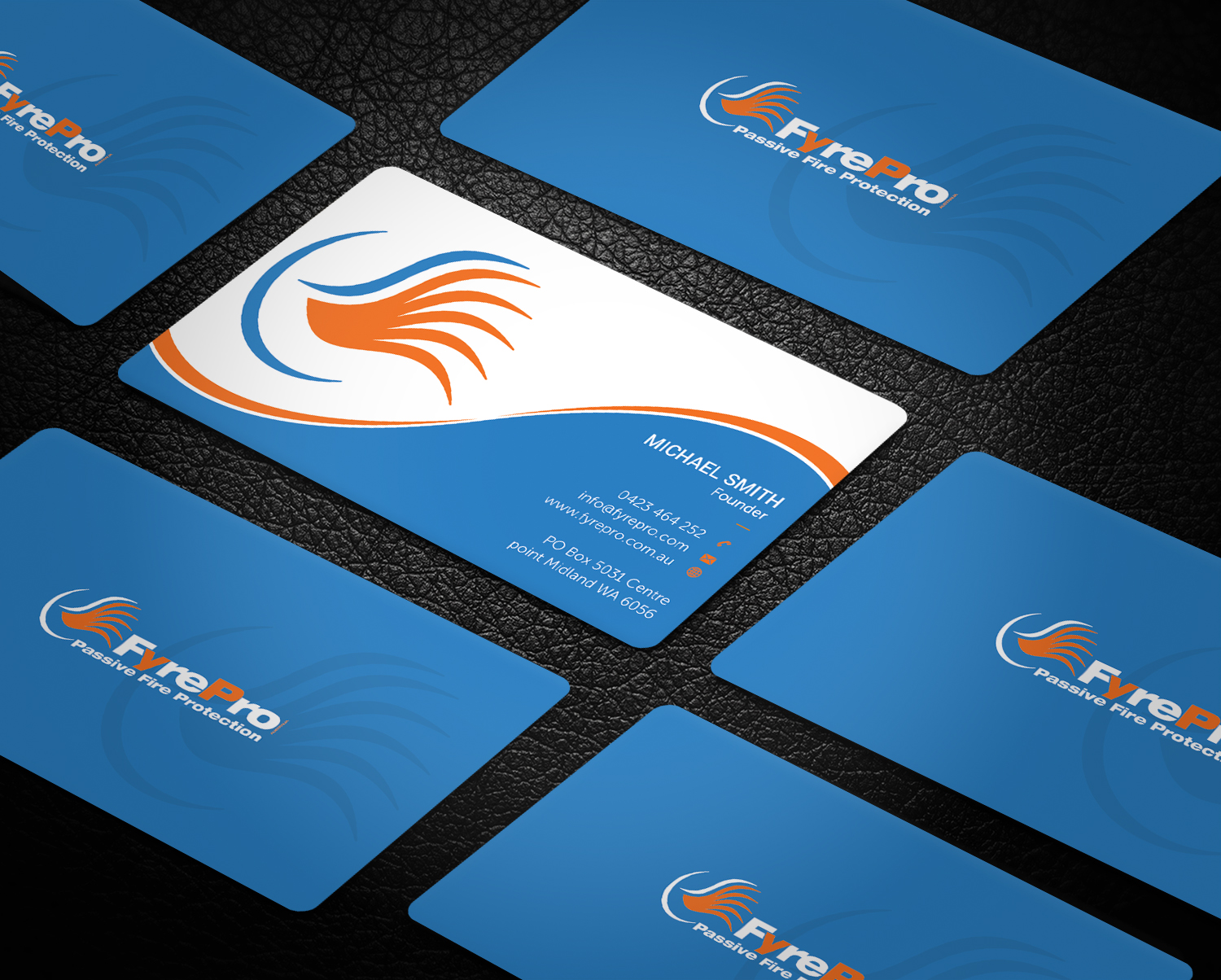 Business Card Design by Graphic Flame for Fyre Pro Aus | Design #15732250