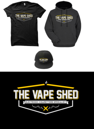 The Vape Shed - T Shirt, Cap & Hoody Design | Design de T-shirt par cithuwill