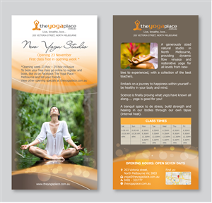 The Yoga Place  | Flyer Design by Pinky 