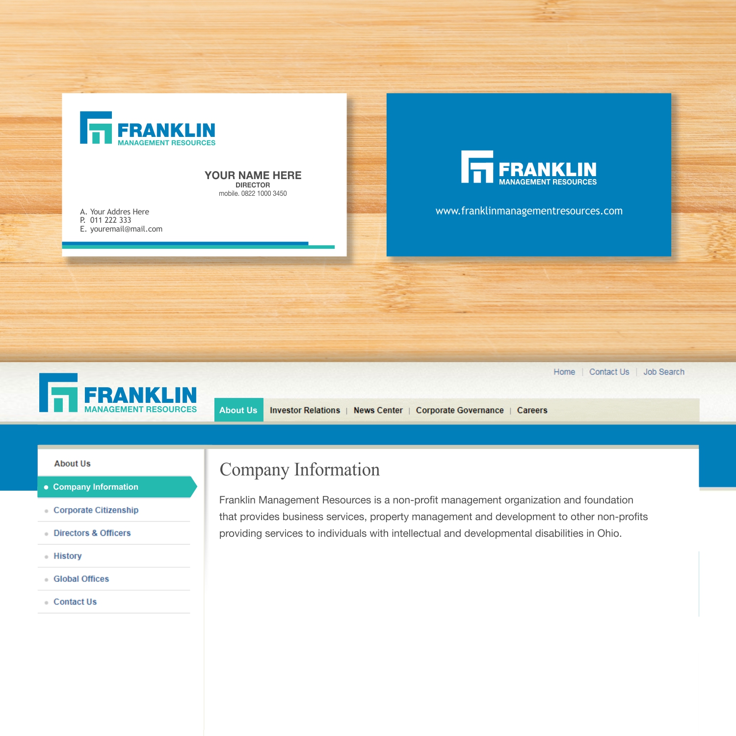 Diseño de Logo por manto.bjb para Franklin Management Resources | Diseño #15769875