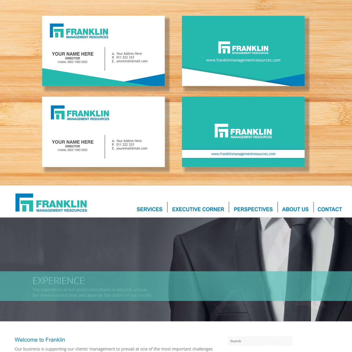 Logo Design by manto.bjb for Franklin Management Resources | Design #15788852