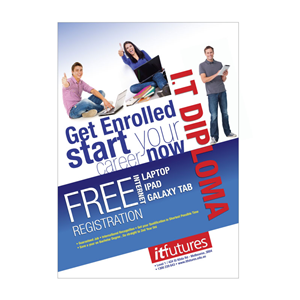 Free IT Diploma Flyer Design Project | Diseño de Flyer por gilbert j