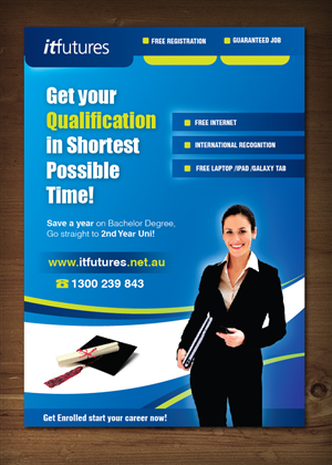 Free IT Diploma Flyer Design Project | Flyer Design by MNM