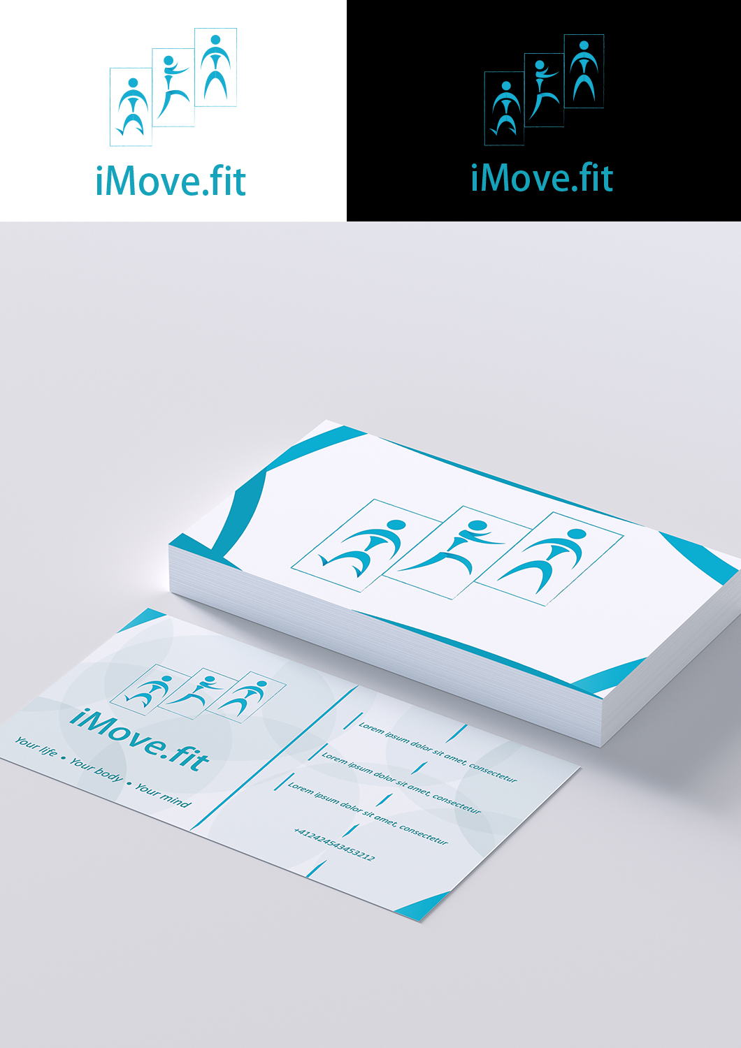 Logo Design by Jon Dovsky for iMove.fit | Design #15749951