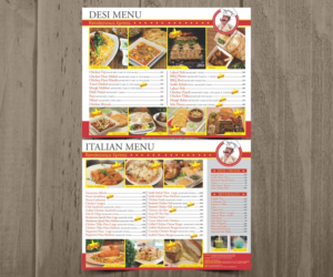 Menu Design by Cut and Glue for this project | Design: #15868513