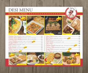 Menu Design by Cut and Glue for this project | Design: #15925454