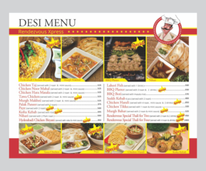 Menu Design by Cut and Glue for this project | Design: #15953746