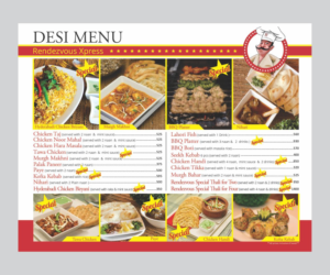 Menu Design by Cut and Glue for this project | Design: #15999333