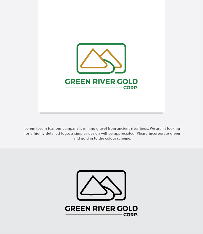 Logo Design by somani for Green River Gold Corp. | Design #15770932