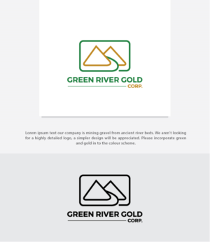 Logo Design by somani for Green River Gold Corp. | Design: #15770933
