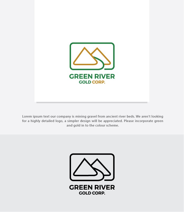 Logo Design by somani for Green River Gold Corp. | Design #15770934