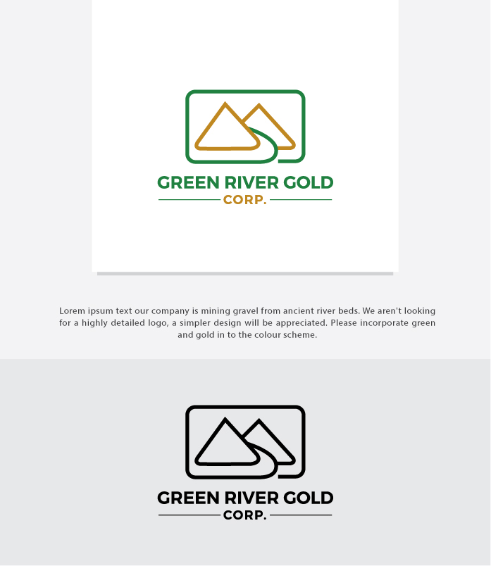 Logo Design by somani for Green River Gold Corp. | Design #15770935