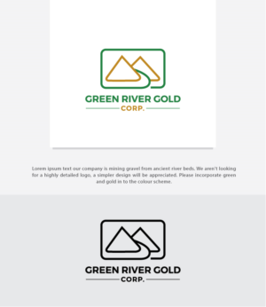 Logo Design by somani for Green River Gold Corp. | Design: #15770935