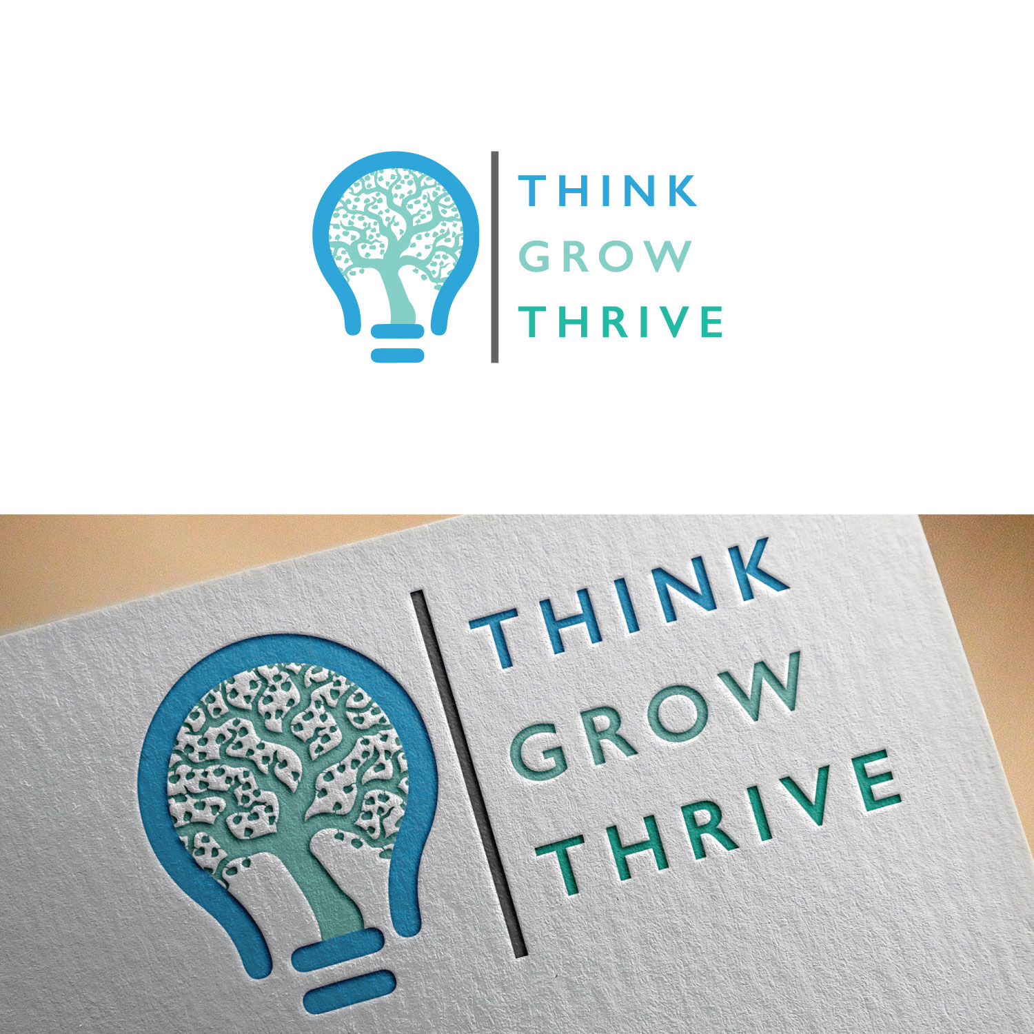 Logo Design by LogoToGoStudio for Think Grow Thrive | Design #15739430