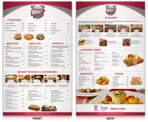 Menu Design by SAI DESIGNS