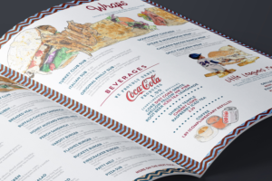Menu Design by mrmrnjr for Bruno's Pizzeria / Varsity Club | Design: #15769821