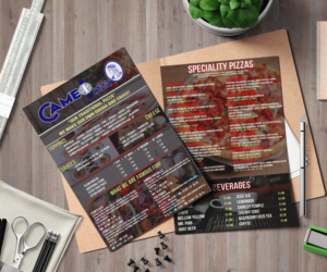Varsity Club Sports Bar & Grill Dining Room Menu | Menu Design by HamzaMalik