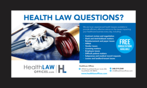 Postcard Design by rkailas for HealthLaw Offices | Design: #15789294