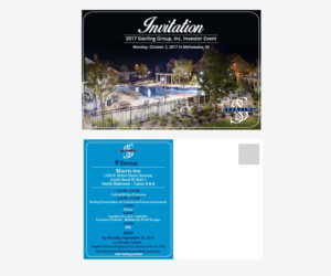 Invitation Design by Anna  for The Sterling Group | Design: #15981093