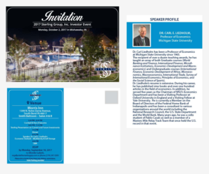 Invitation Design by Anna  for The Sterling Group | Design: #15990833