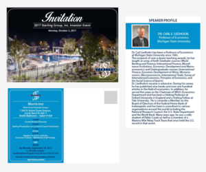 Invitation Design by Anna  for The Sterling Group | Design: #16002252