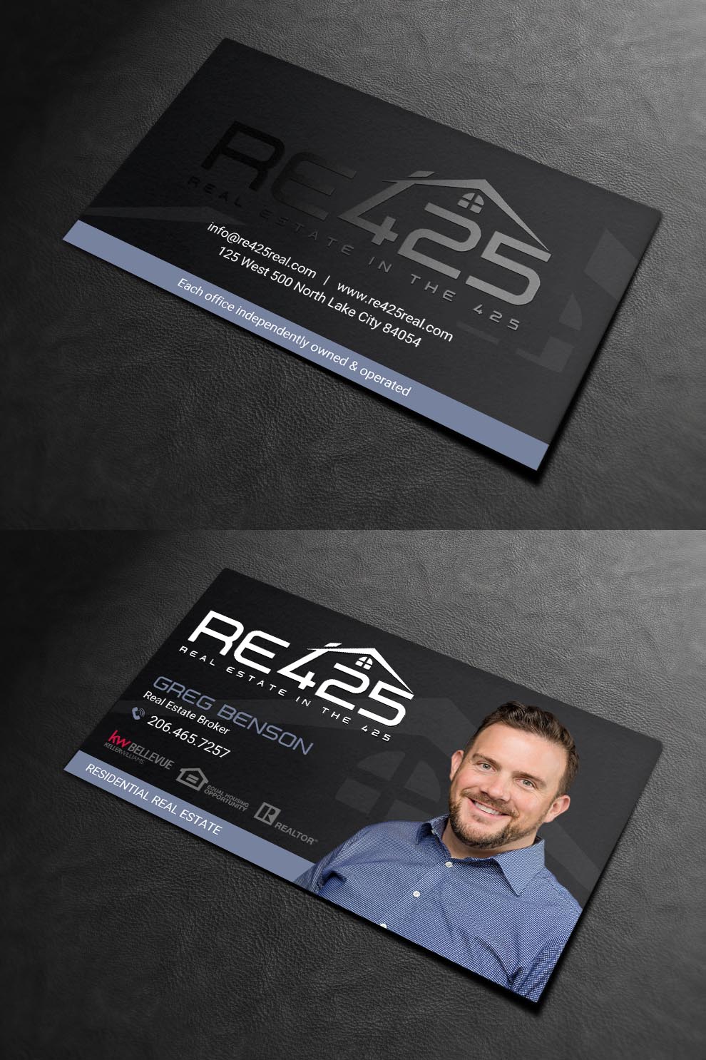 Business Card Design by INDIAN_Ashok for RE425 | Design #15849651