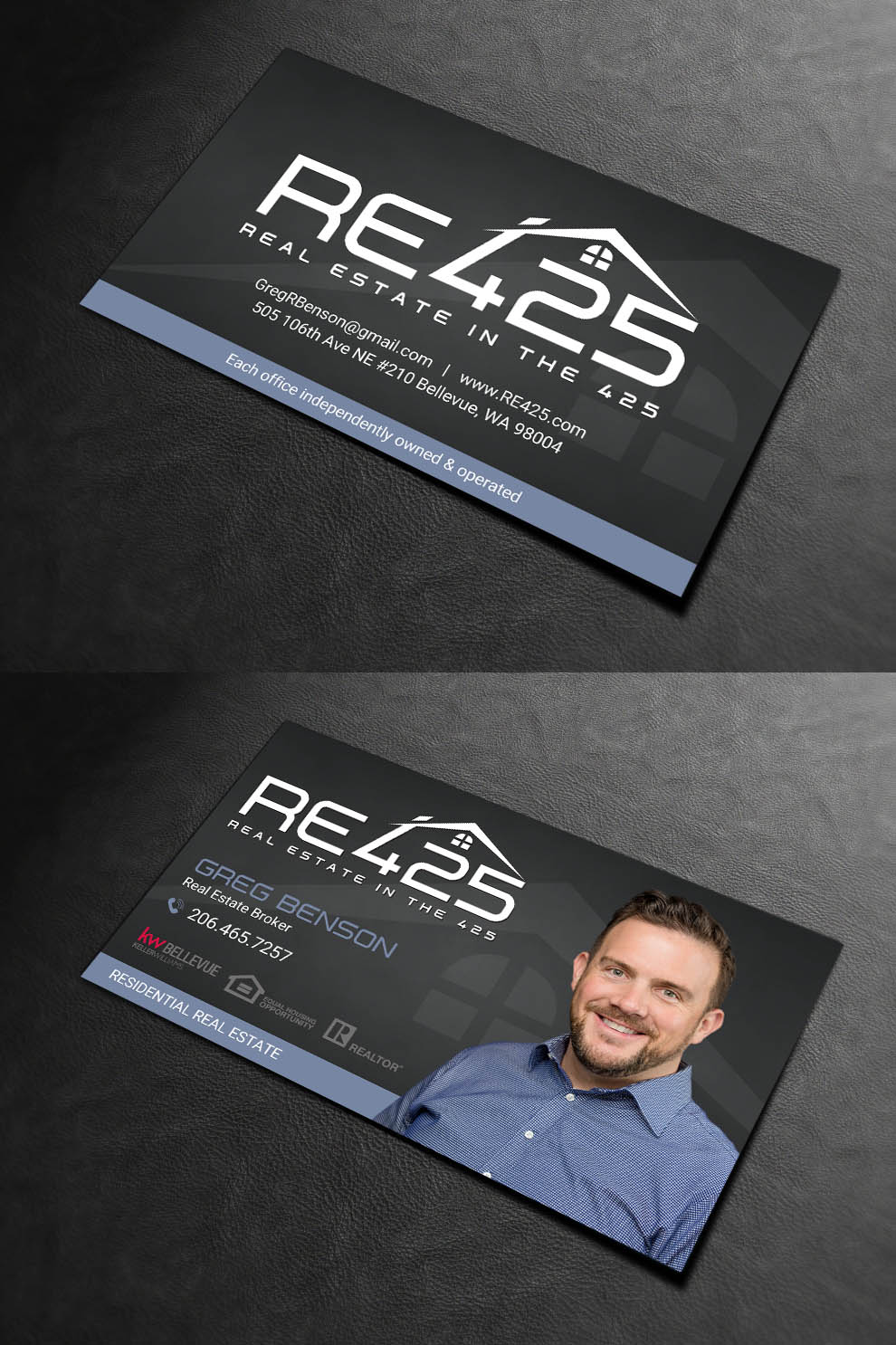 Business Card Design by INDIAN_Ashok for RE425 | Design #15850032