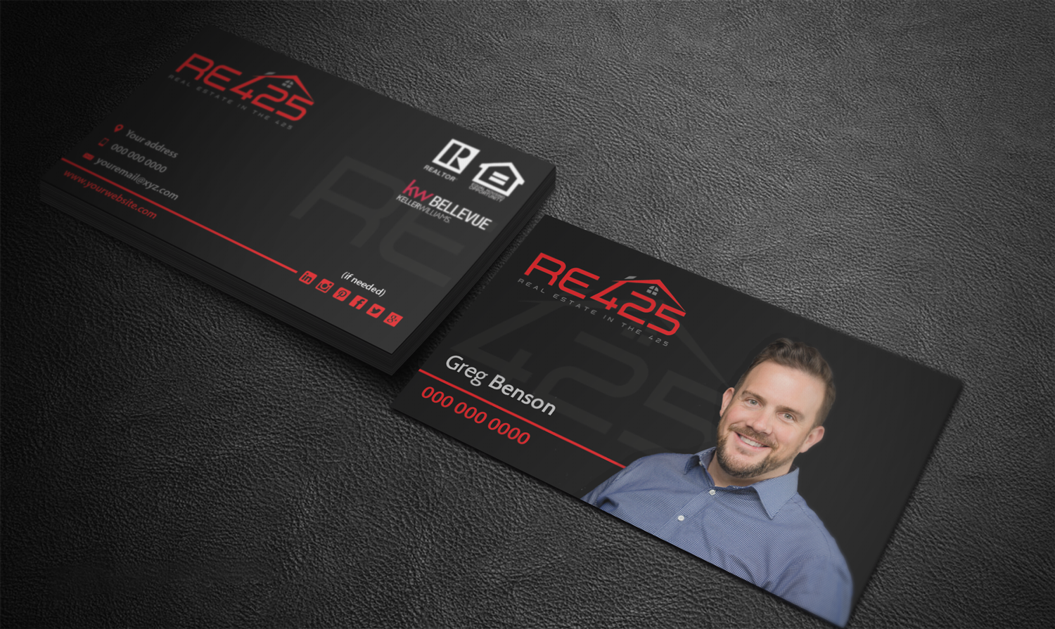 Business Card Design by Riz' for RE425 | Design #15750819