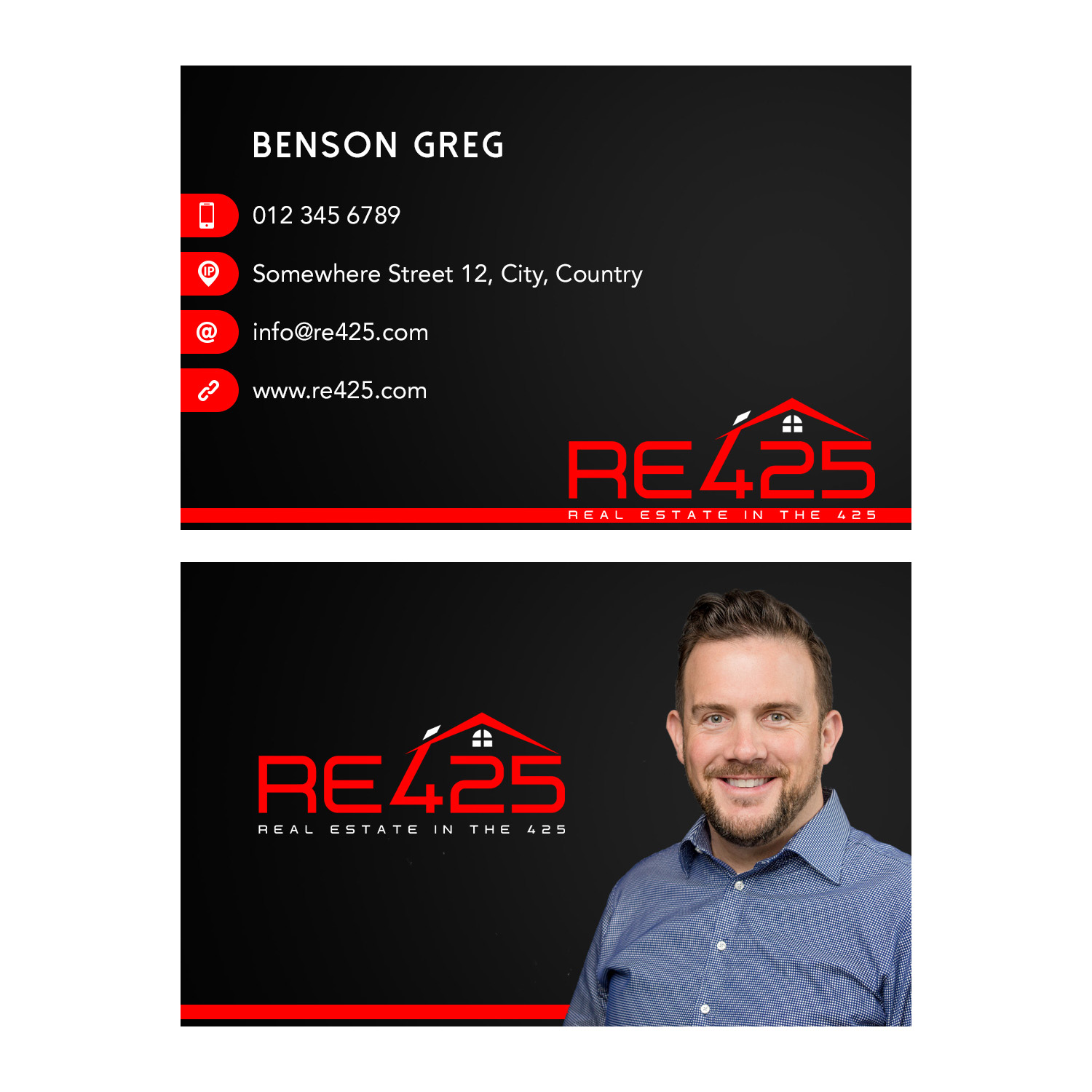 Business Card Design by Lauren for RE425 | Design #15800929