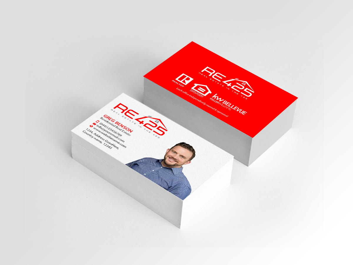 Business Card Design by Creations Box 2015 for RE425 | Design #15748557