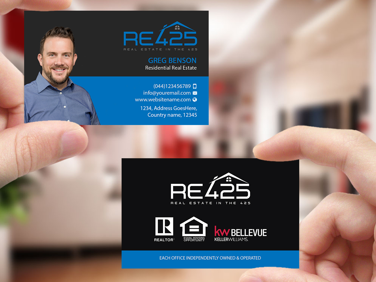 Business Card Design by Creations Box 2015 for RE425 | Design #15748559