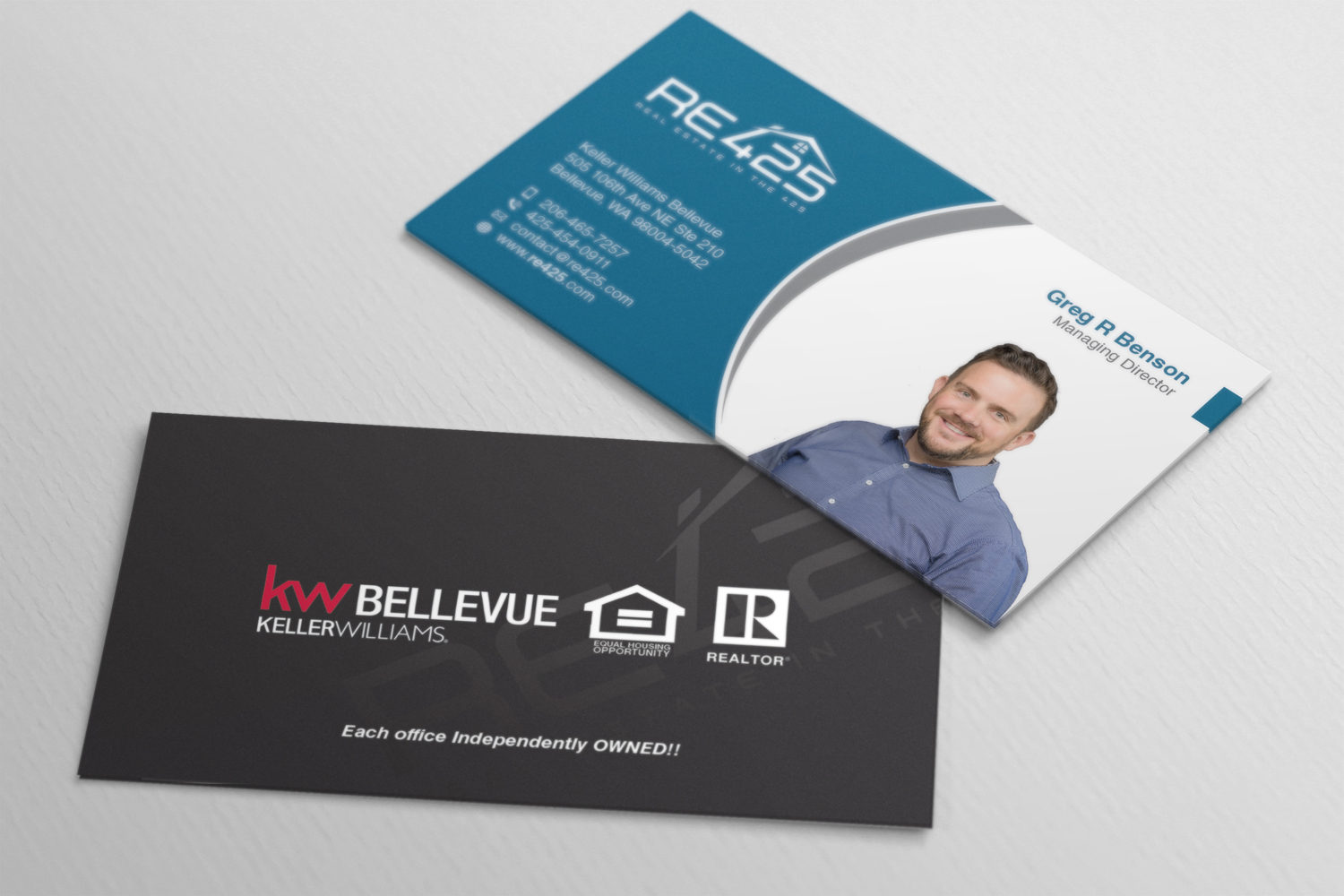 Business Card Design by OxonoArt for RE425 | Design #15830842
