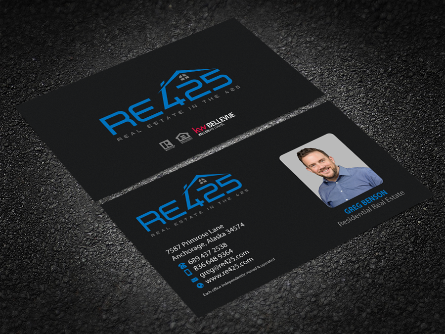 Diseño de Tarjeta de Presentación por Brand aid para RE425 | Diseño #15757012