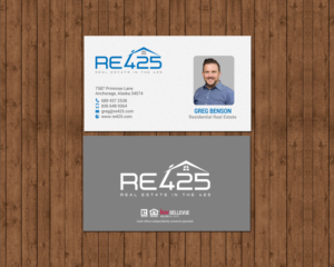 Business Card Design by chandrayaan.creative for RE425 | Design: #15744732