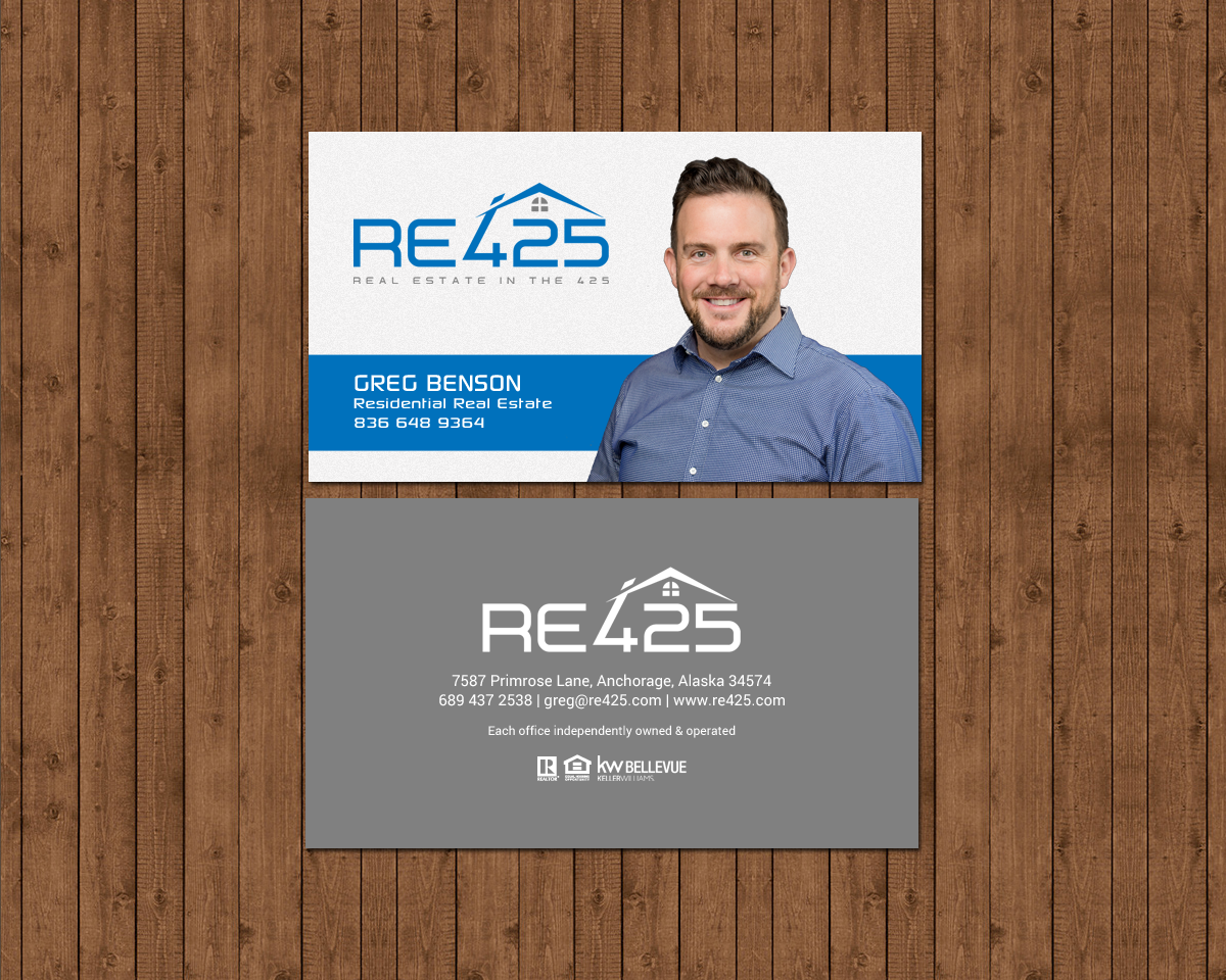 Business Card Design by chandrayaan.creative for RE425 | Design #15744743